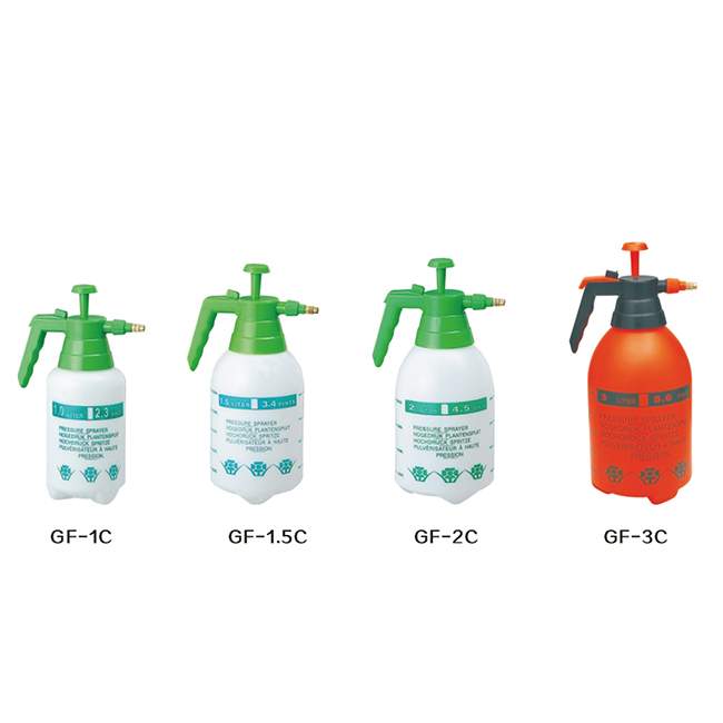 1.5/2L 塑料喷雾瓶批发便携式压力触发手动喷雾器 GF-2C